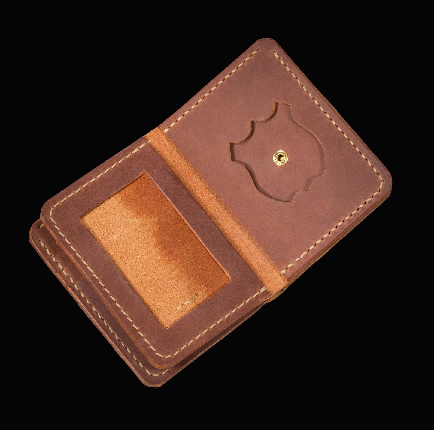 Bi-fold Badge Wallet with I.D. holder