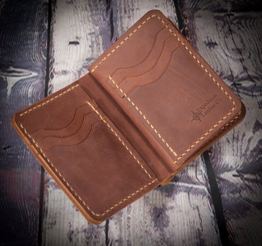 Bi-fold Badge Wallet with I.D. holder